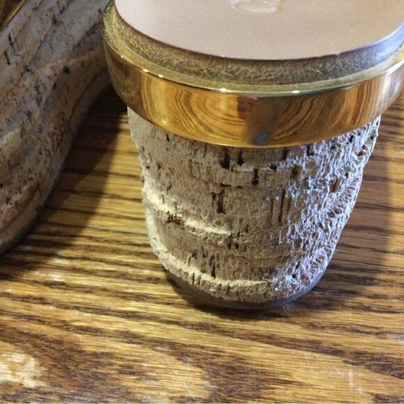 CHLOE Black Leather Platform Wedge Slide Sandals - Picture 8 of 10